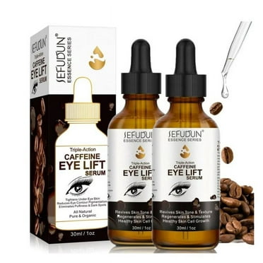 Caffeine Eye Serum with with EGCG Collagen,60ml Anti Aging Wrinkle Serums for Women & Men,Reduces Puffiness,Dark Circles,Bags under Eyes