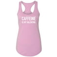 thumbnail image 1 of Caffeine Is My Valentine Racerback Tank, 1 of 3