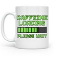 thumbnail image 1 of Caffeine Loading 11 oz Coffee Mug - Funny Coffee Cup Gift for Gamers White Ceramic, 1 of 7
