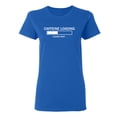 thumbnail image 1 of Caffeine Loading Please Wait Sarcastic Novelty Gift Idea Adult Humor Funny Women's Casual Tees, 1 of 3