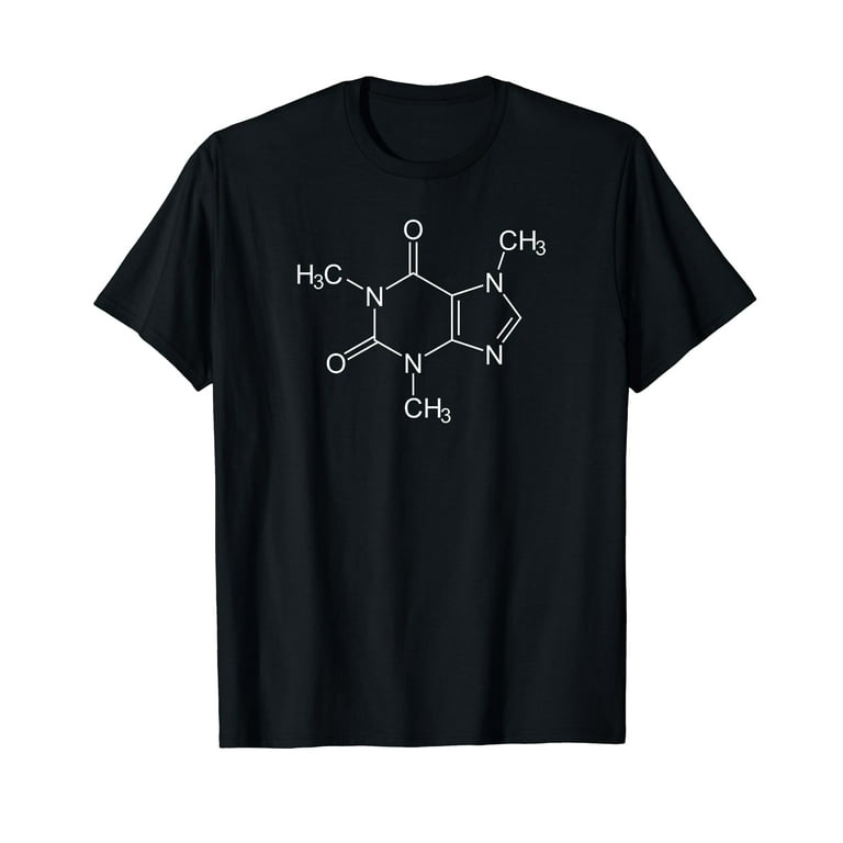 Caffeine Molecule Coffee Lovers T-Shirt Caffeine Molecule Coffee Lovers T-Shirt