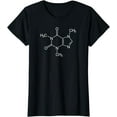 thumbnail image 1 of Caffeine Molecule Coffee Lovers T-Shirt T-Shirt, 1 of 4