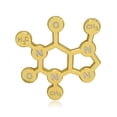 thumbnail image 1 of Caffeine Molecule Enamel Pin | Clayton Jewelry Labs, 1 of 5