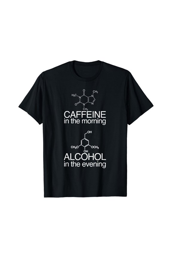Caffeine Molecule Molecule T T-Shirt , Vintage T-Shirt
