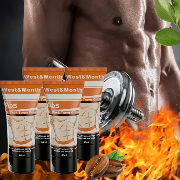 Caffeine Muscle Cream, Men'S Body Massage Cream With Caffeine, Grapeseed Oil &Plant Extracts -Moisturizing Gel For Belly, Arms &Legs, Fragrance-Free, Suitable For All Skin Types, Ideal Gifts For Him