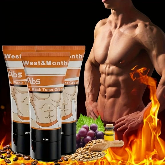 Caffeine Muscle Cream, Men'S Body Massage Cream With Caffeine, Grapeseed Oil &Plant Extracts -Moisturizing Gel For Belly, Arms &Legs, Fragrance-Free, Suitable For All Skin Types, Ideal Gifts For Him