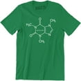 thumbnail image 1 of Caffeine Nerd Science Chemistry Formula Men's Physics Biology Funny Biochemistry T-Shirt, 1 of 4
