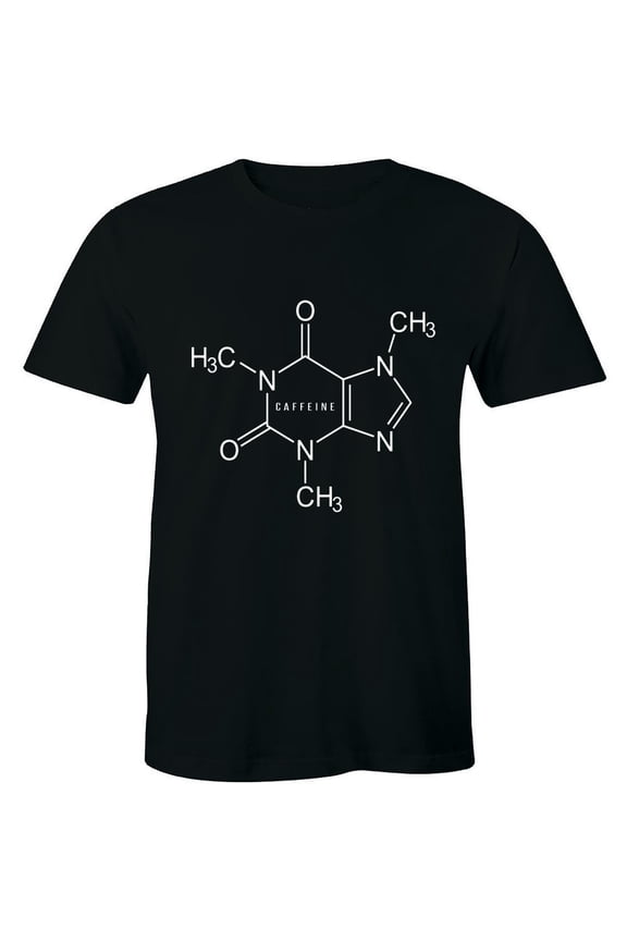 Caffeine Nerd Science Chemistry Formula Men's Physics Biology Funny Biochemistry