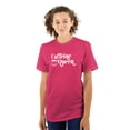 thumbnail image 1 of Caffeine Queen Coffee Addict Latte Women's Graphic T Shirt Tees Brisco Brands L, 1 of 6