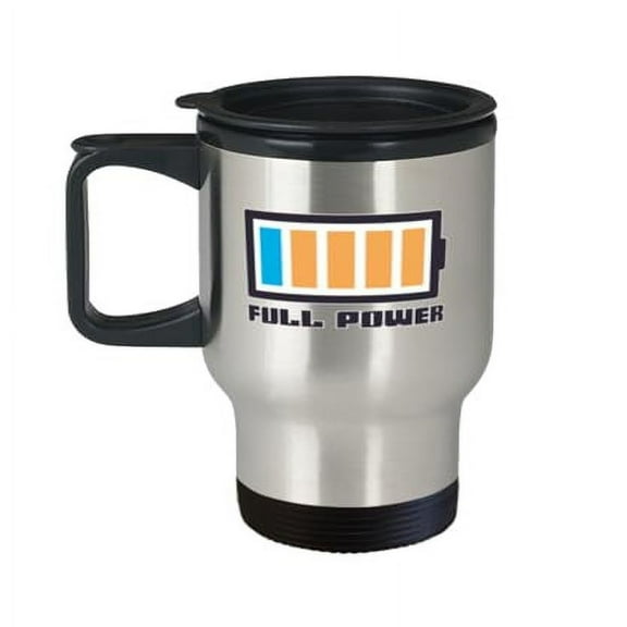 Caffeine Travel Mug 14oz | Battery-Powered Portable Cup | Perfect Energized Gift