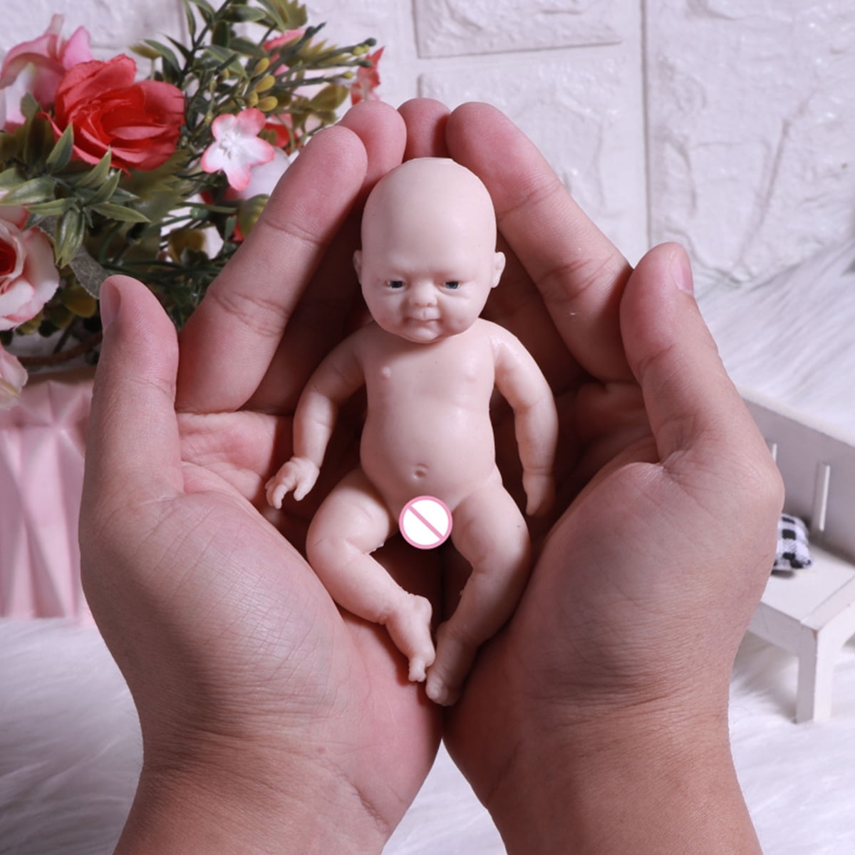 Tiny Silicone baby doll 