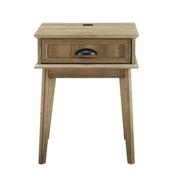 Caffoz End Side Table with Fully Extended Storage DrawerGolden Oak