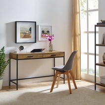 Caffoz Home Office 2-drawer Writing Desk Oak Brown