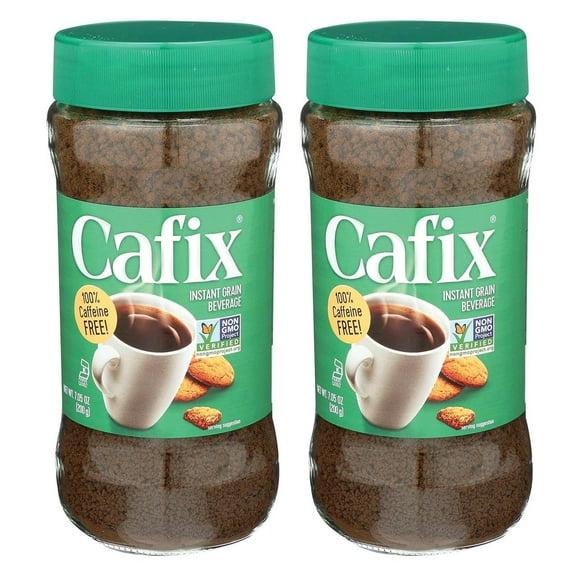 Cafix All Natural Instant Beverage Crystals 7.05 oz Jar, Pack of 2