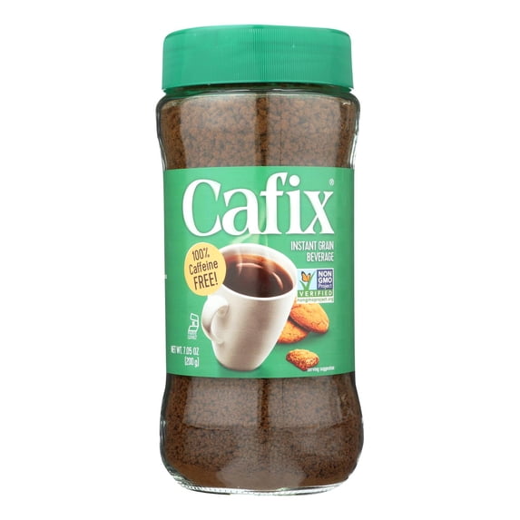 Cafix All Natural Instant Beverage Crystals - Caffeine Free - Case Of 6 - 7 Oz.