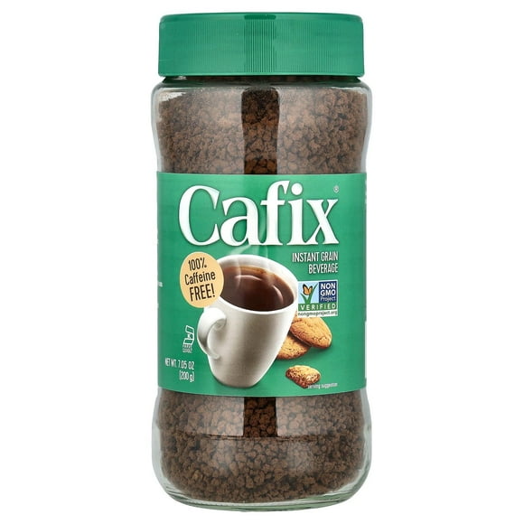 Cafix Coffee Substitute Crystals Jar 7.05 Ounces