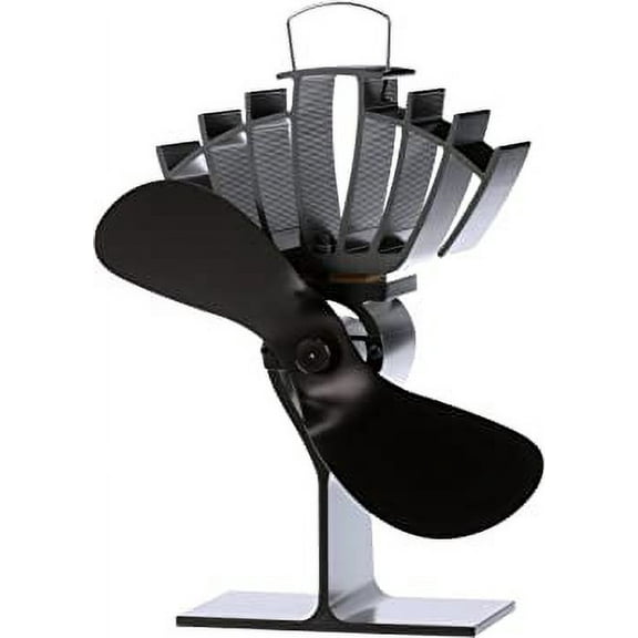 Ecofan Ultrair Heat Powered Stove Fan 810CAXBX - Black Blade - 1 Piece, Black