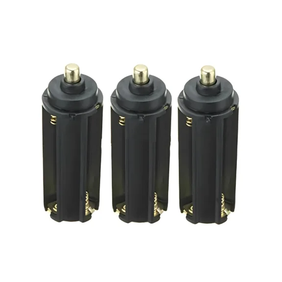 Cafurty Plastic 3xAAA Battery Adapter Tube 3pcs for Handheld Flashlight Torch - Set of 3