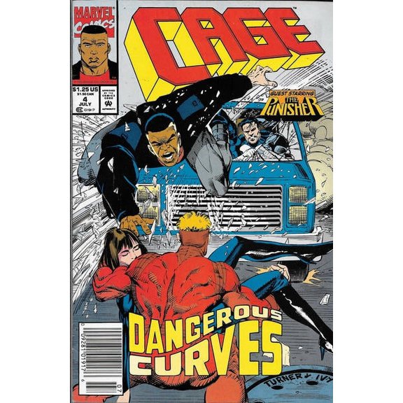 Cage #4 (Newsstand) VF ; Marvel Comic Book