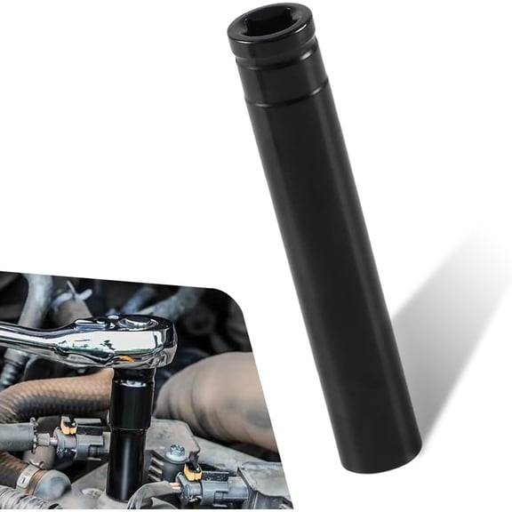 Cage Bolt Socket, Extra Deep 3/4" Socket 1/2" Drive Truck Cage Bolt Socket, Compatible with Truck Air Brakes with 800921 Cage Bolt (Black)