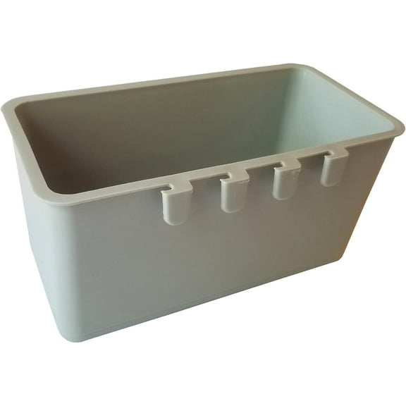 Cage Cups Gray 1.2 Quart / 38 fl oz Hanging Feed & Water Cage Cups for Chicken, Gamefowl, Poultry, Quail, Pheasant (12)