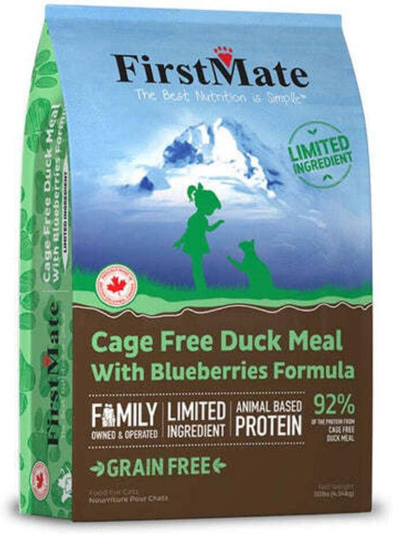 Cage Free Duck Meal & Blueberries Formula for Cats (10 lb.)