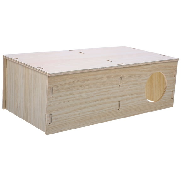 Cage Hamster House Houses and Hideouts Guinea Pig Maze Hideaway Chipmunk Mouse Wooden