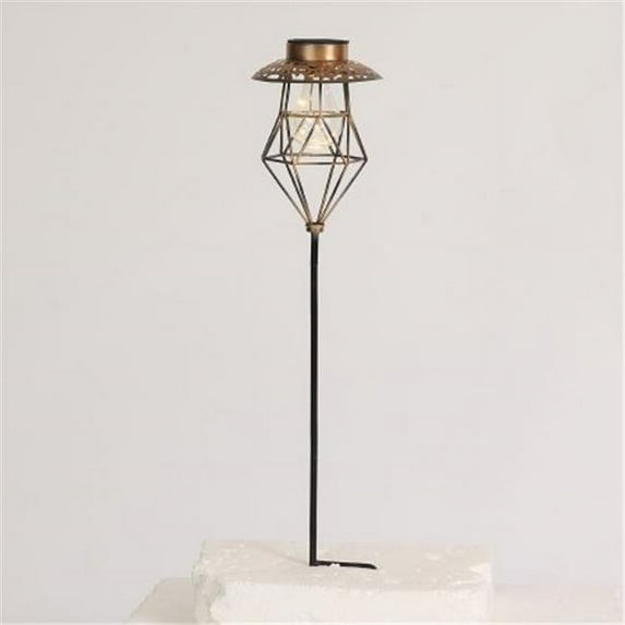 Cage Lantern Solar Light Garden Stake - Cooper