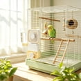 thumbnail image 1 of Cage Mount Bird Fan USB Rechargeable Quiet Parrot Cage Ventilation Fan Adjustable Angle Gentle Air Cooling Fan for Budgie Small Pet Bird Cage, 1 of 5