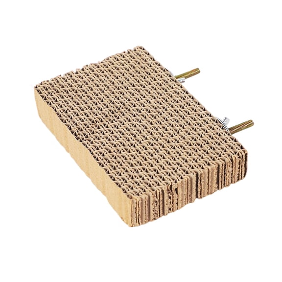 Cage Mounted Bird Perch Platform, Corrugated Cardboard Chewable Stand for Parrots & Small Birds High Density Cardboard Perch, Safe Bird Chew Toy Chewable Bird Stand