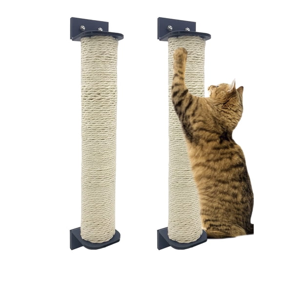 Cage Mounted Cat Scratcher, 2 Pack, White, Sisal Climbing &