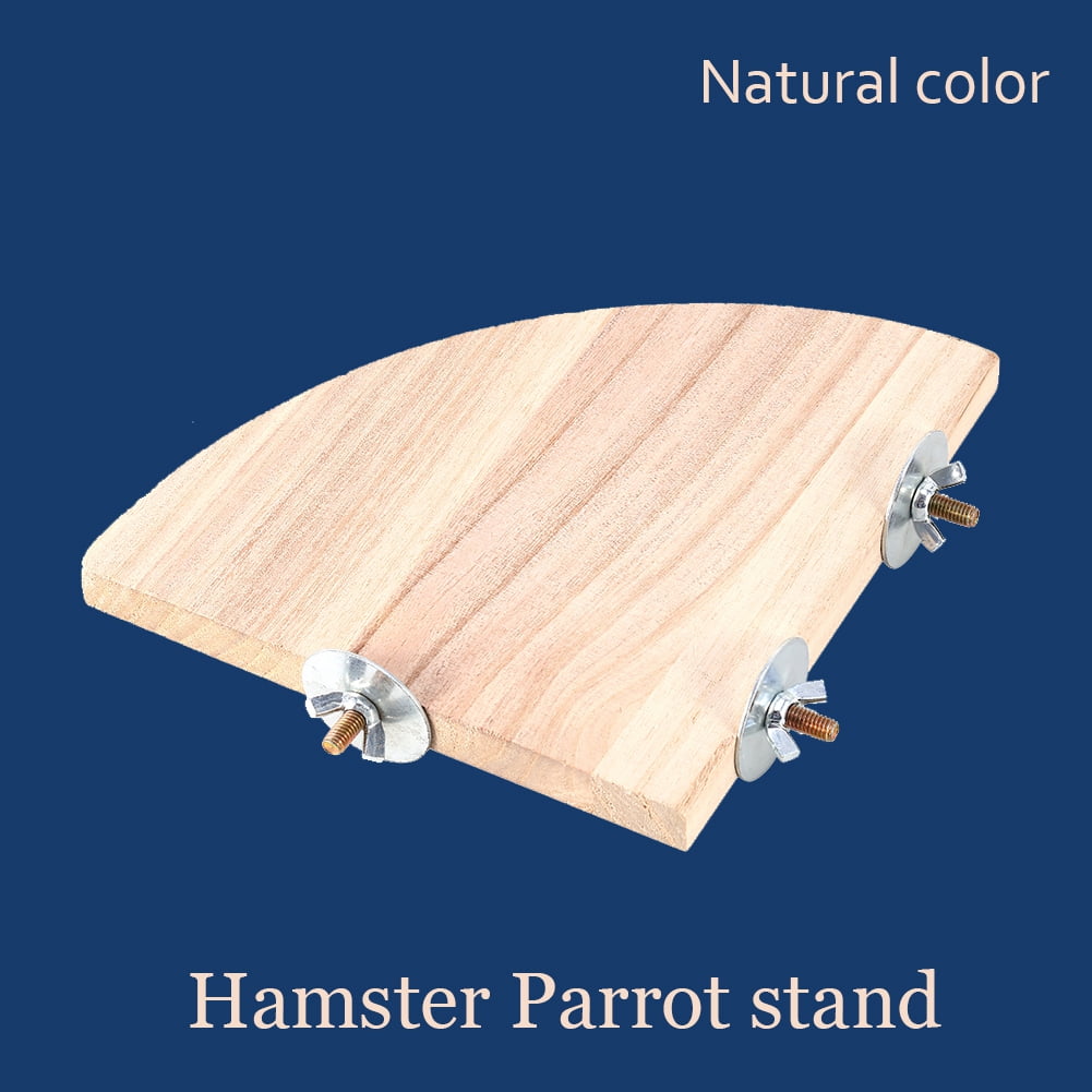 Cage Stand Wood Board Stand Platform Bird Stand Platform Cage Perches