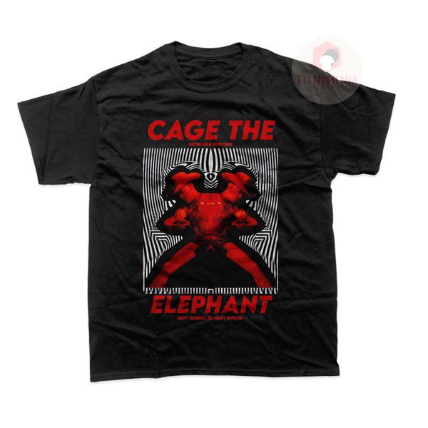 Cage The Elephant Unisex TShirt Indie Music Band Tee Cigarette