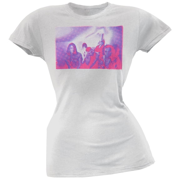 Cage The Elephant Women's Juniors Blur Photo Short Sleeve T Shirt