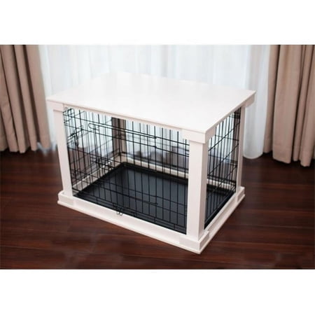 Gofish 327" Metal Wooden Crate for Pets with Removable Plastic Tray