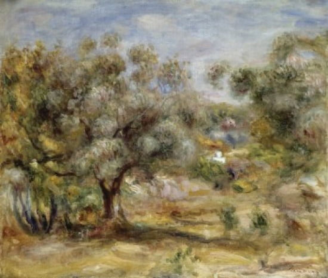 Cagnes Pierre-Auguste Renoir (1841-1919French) Canvas Art - Pierre-Auguste Renoir (18 x 24)