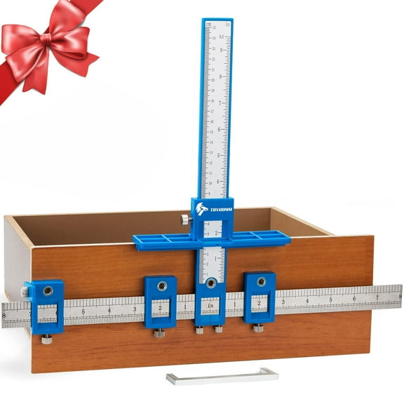 Cagnkofi Cabinet Hardware Template Tool, Punch Locator Drill Guide for Handle Knob Pull Installation of Door and Drawer Wood Working Tools