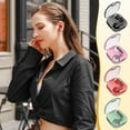 thumbnail image 1 of Cagogo 3Pcs Transparent Wireless Bluetooth Headset, Semi-in-ear Sports Stereo Earbuds ForGirls, Lightweight Comfortable Design With Bluetooth 5.3 For Clear Calls, 1 of 9