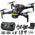 thumbnail image 1 of Cagogo under $5 2Pcs 1080P Screen Drone, 1080P Screen Remote Control Drone, Brushless Motor Quadcopter with Obstacle Avoidance, GPS RC Aircraft with Altitude Hold, 8GB Storage Card Included, 1 of 9