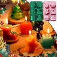 thumbnail image 1 of Cagogo under $5 2Pcs Christmas Baking Molds, Christmas Silicone Baking Molds, Food Grade Christmas Tree Mold, Santa Claus Snowman Cake Mold, Chocolate Soap Making Mold, Holiday Baking Supplies, 1 of 9