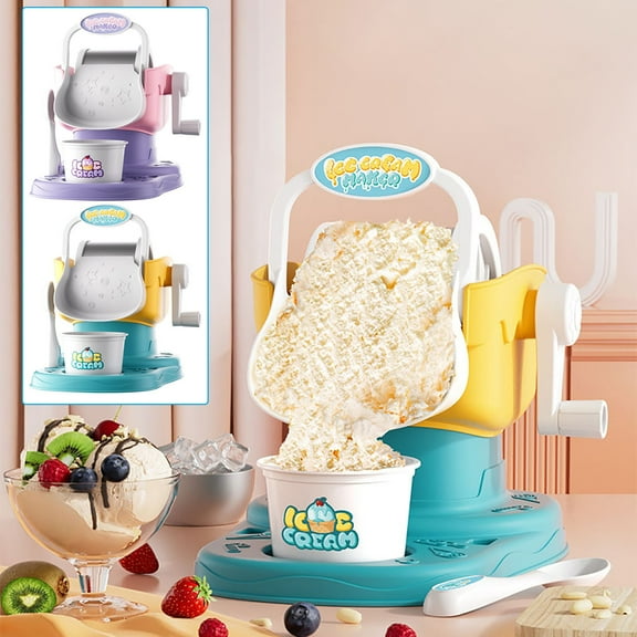 Cagogo under $5 2Pcs Mini Ice Cream Maker, Mini Ice Cream Maker forKids, Homemade DessertToy,Children's DIY Ice Cream Machine, Fun CookingToy, Educational Kitchen Play