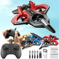 thumbnail image 1 of Cagogo under $5 2Pcs RC Airplane Altitude Hold, RC Plane Remote Control Airplane, Foam Aircraft with Headless Mode, Altitude Hold Cool Light Drone, 2.4GHz Remote ControlToy, 1 of 9