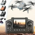 thumbnail image 1 of Cagogo under $5 2Pcs Screen Display Camera Drone, 1080P Dual Camera Drone with Screen Display, 2.4G RC Quadcopter with Altitude Hold, Foldable UAV with Obstacle Avoidance, 360° Flip Stunt Drone, 1 of 9