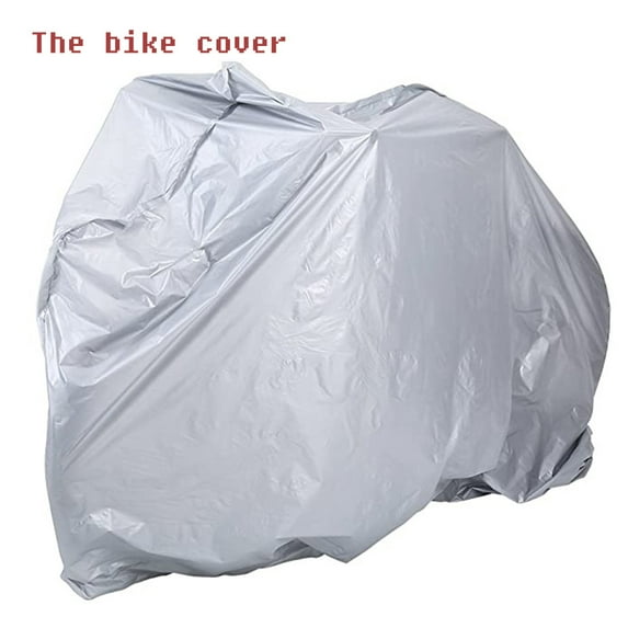 Cagogo under $5 3Pcs Bike Cover, Bike Rain Cover Protection, PEVA Motorcycle Cover, Waterproof Sunproof Bike Cover, Outdoor Weather Protection, Universal Fit Bicycle Cover