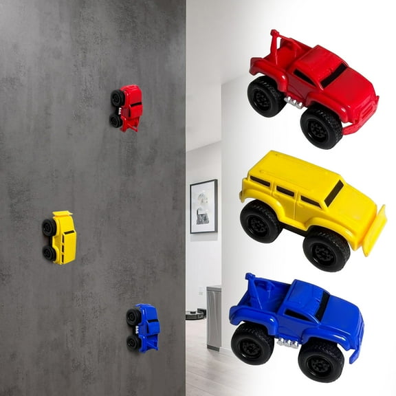Cagogo under $5 3Pcs Climbing CarToy, Climbing CarToywith Magnetic Technology,Anti-Gravity Car that Climbs Walls,Stress ReliefToyCar forChildren3+,Magnetic Levitation Car with Track Pieces