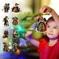 thumbnail image 1 of Cagogo under $5 8Pcs Christmas Tree Monster Ornament, Christmas Tree Legend Ornament, Mythical Creature Decor, Fantasy Theme Christmas, Unique Tree Decoration, Whimsical Holiday Gift, 1 of 9