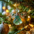 thumbnail image 1 of Cagogo under $5 Angel Ornament, Christmas Angel 2D Pendant Decoration, Elegant Ornament for Tree and Holiday Display, High-Quality Material with Intricate Details, 1 of 3