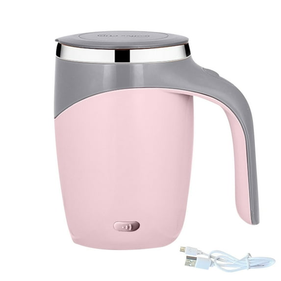 Cagogo under $5 Automatic Stirring Cup, Automatic Stirring Coffee Cup,Stainless Steel Self Stirring Mug,Electric Magnetic Stirring Travel Cup,USB Rechargeable Mixing Cup,Portable Smart Mixing Bottle