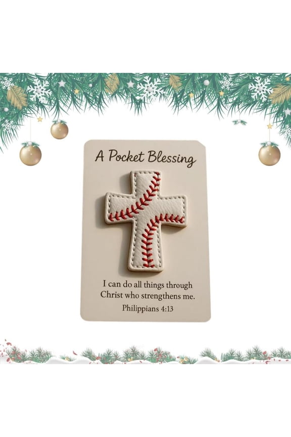under $5 Baseball Cross Keychain, A Pocket Blessing Baseball,Cross Baseball Edition,Inspirational Sports Gift,Christian Baseball Token,Synthetic Leather Baseball,Motivational Sports Keepsake