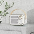 thumbnail image 1 of Cagogo under $5 Bluetooth Speaker, Mini Portable Bluetooth Speaker,FM Radio Wireless Speaker,Retro Design Outdoor Speaker,USB TF AUX Speaker,Multifunctional Compact Speaker, 1 of 2